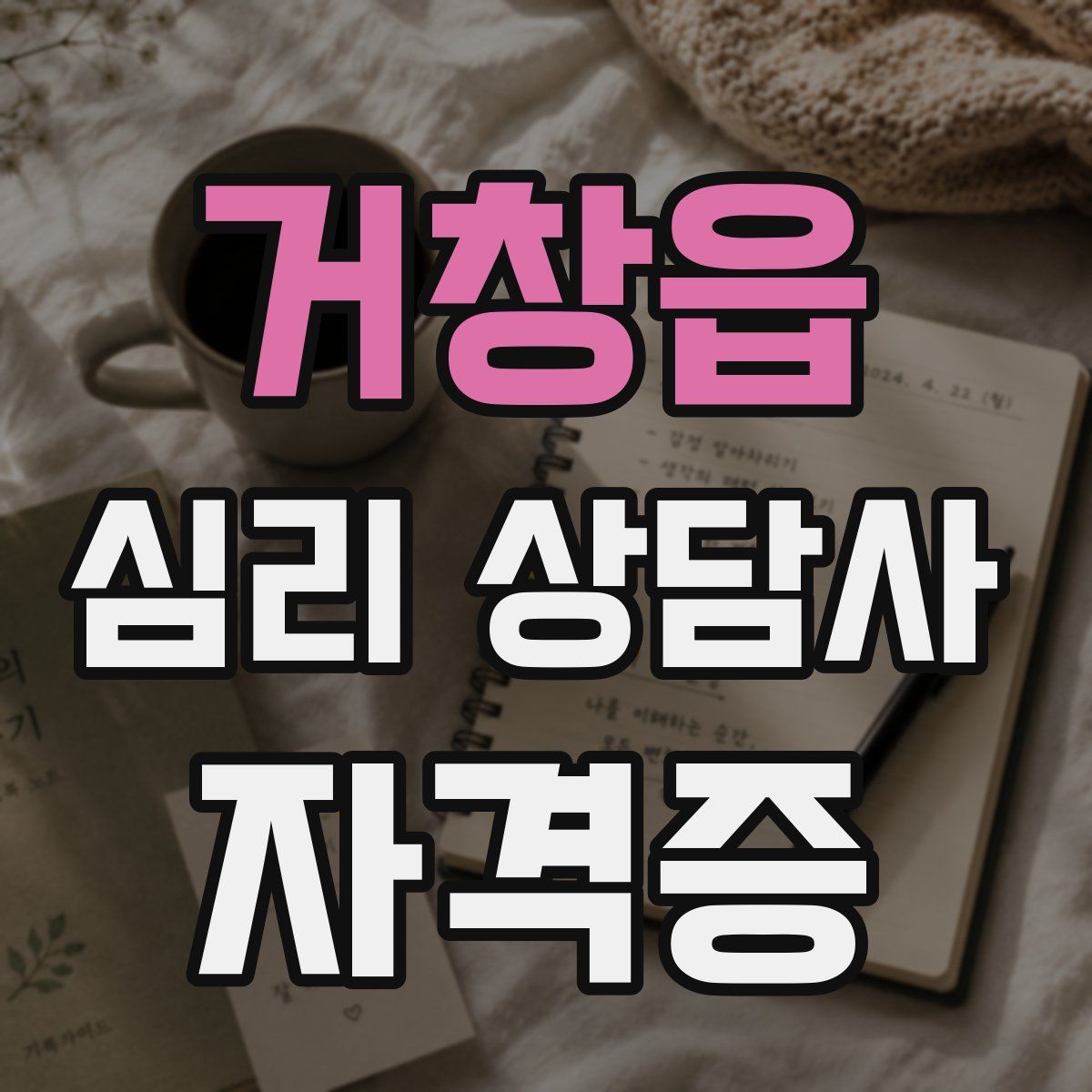 거창읍 심리 상담사 자격증