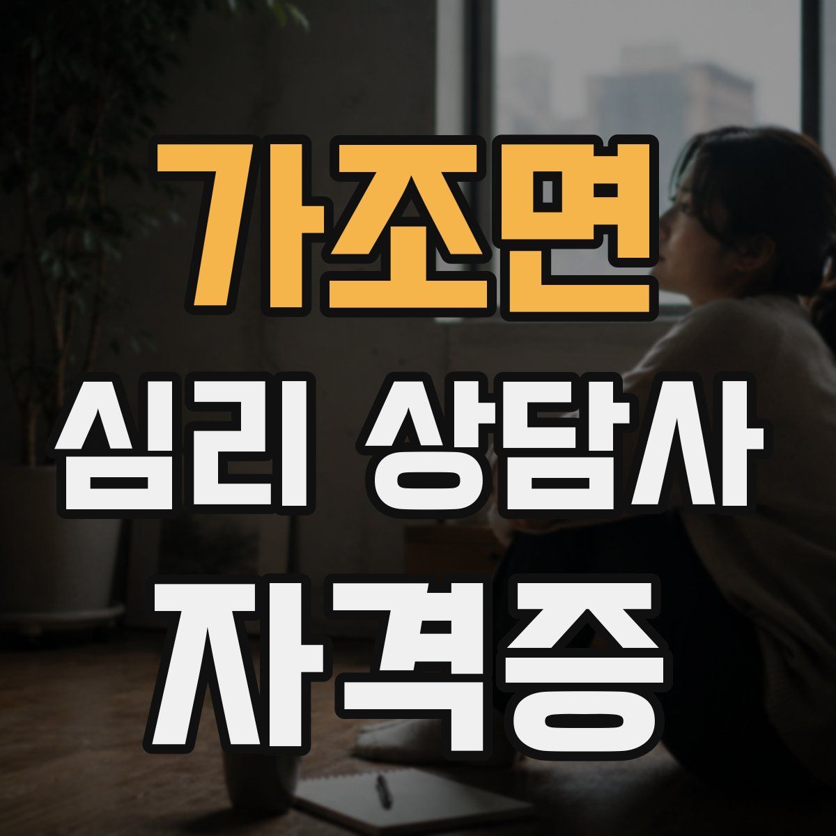 가조면 심리 상담사 자격증