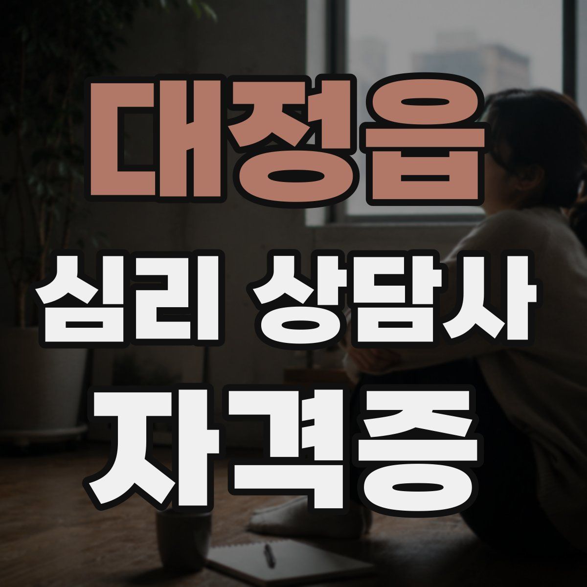 대정읍 심리 상담사 자격증