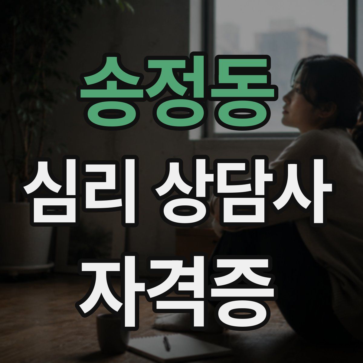 송정동 심리 상담사 자격증