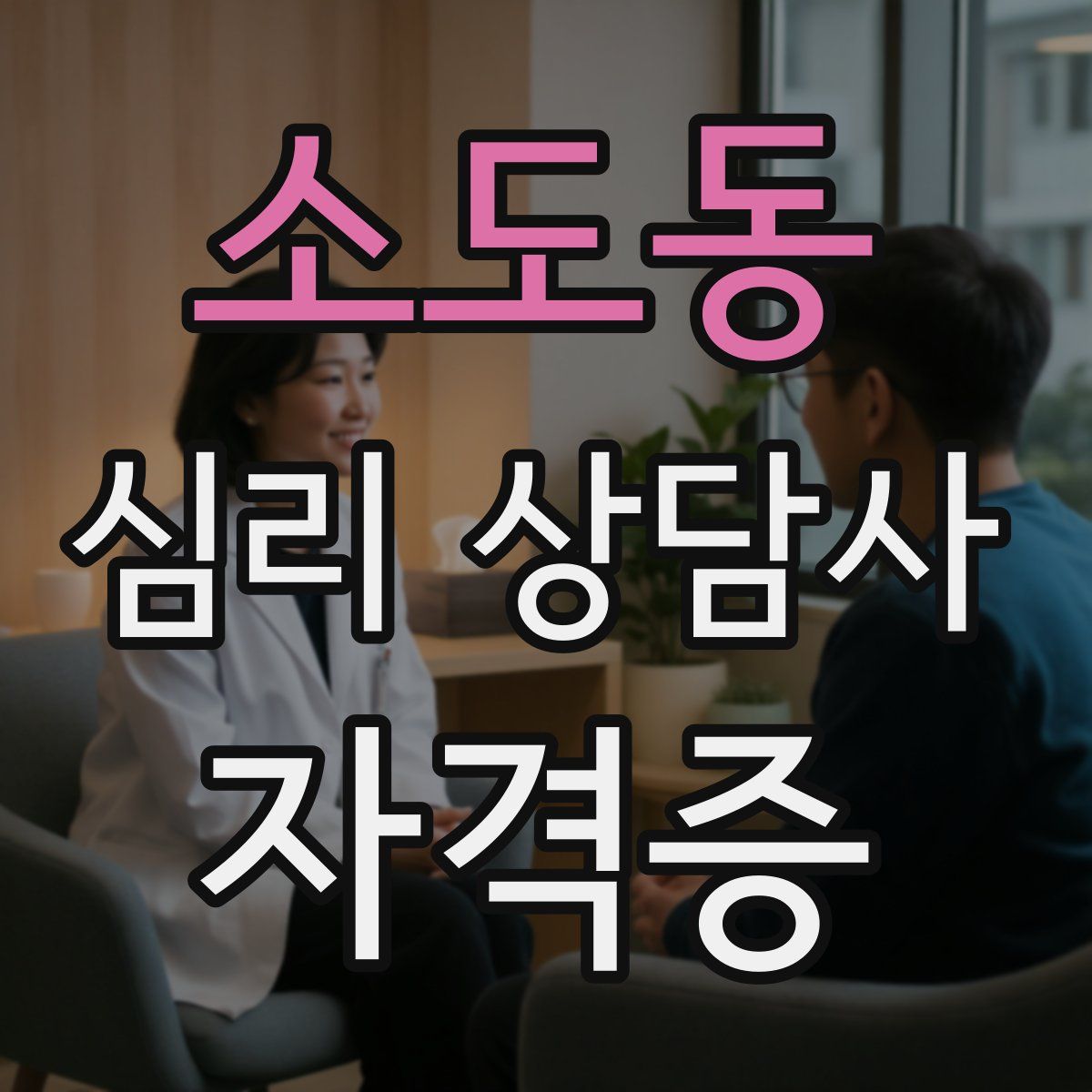 소도동 심리 상담사 자격증