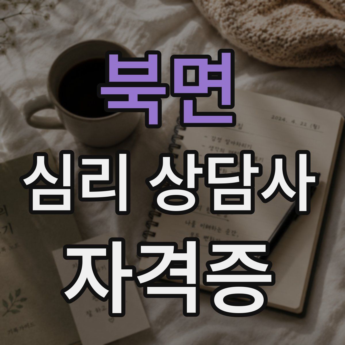 북면 심리 상담사 자격증
