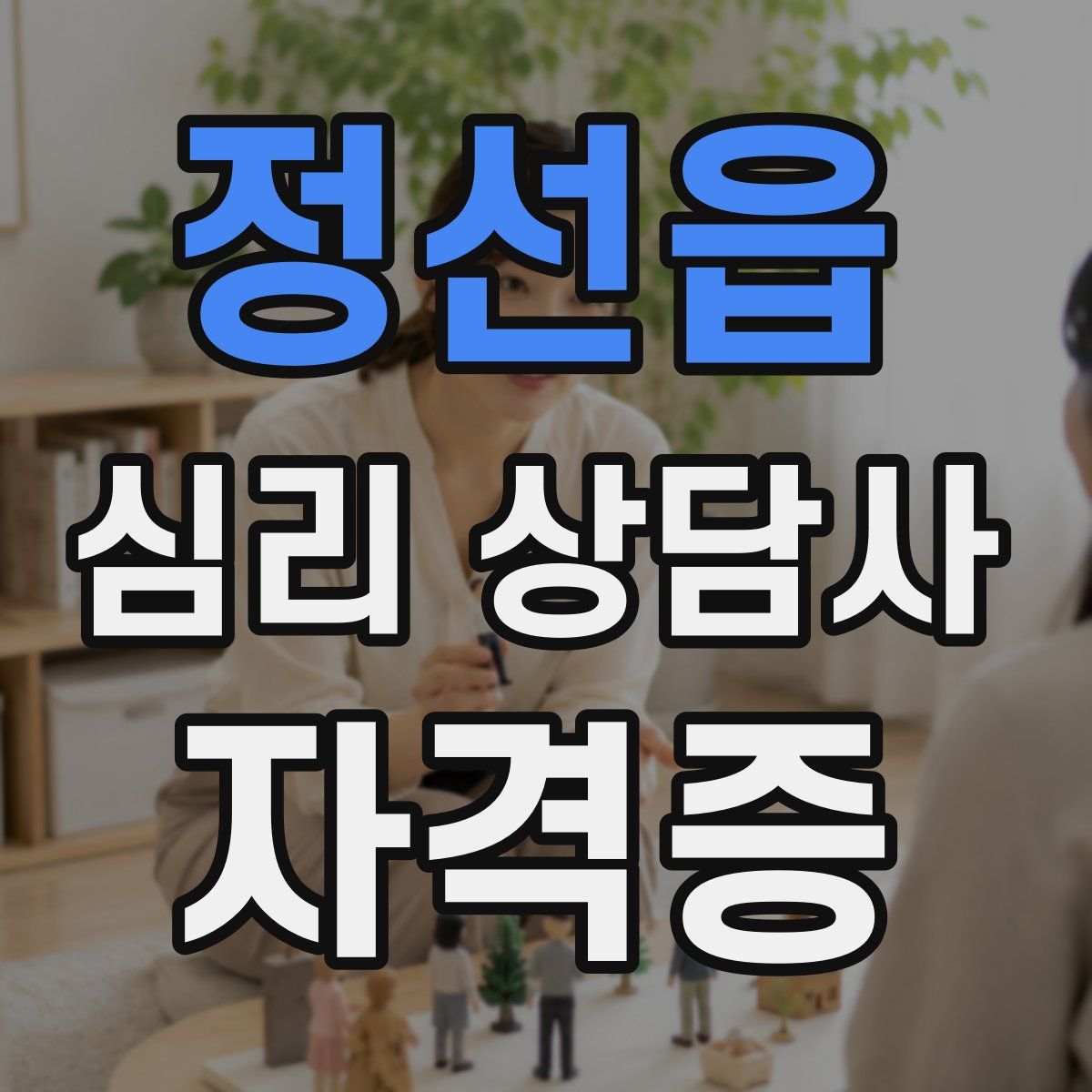 정선읍 심리 상담사 자격증