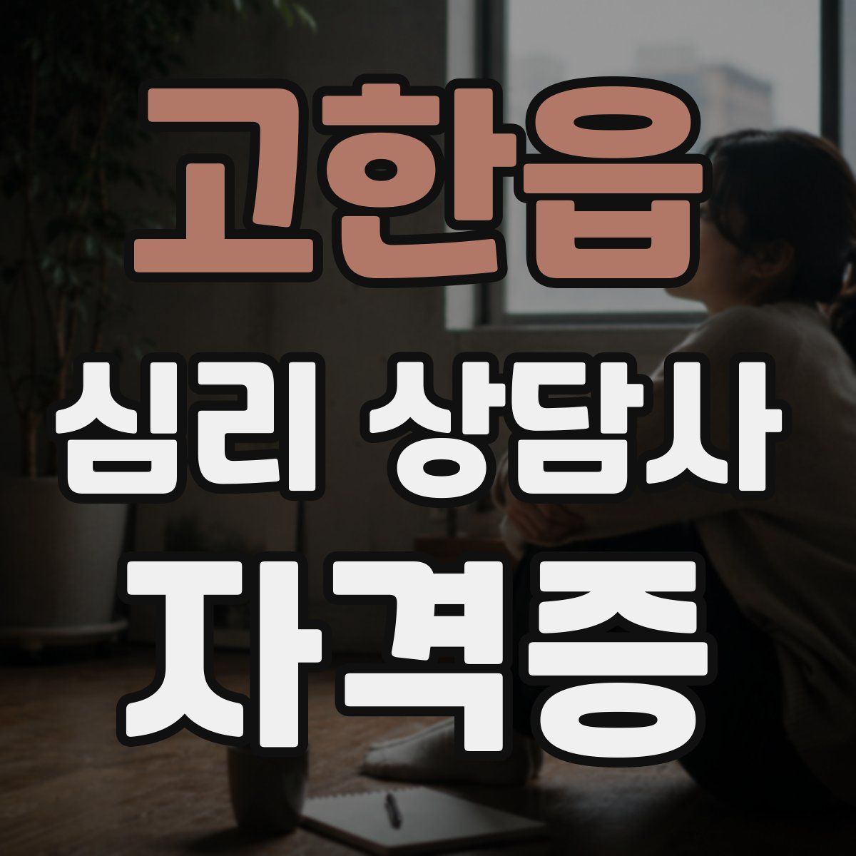 고한읍 심리 상담사 자격증