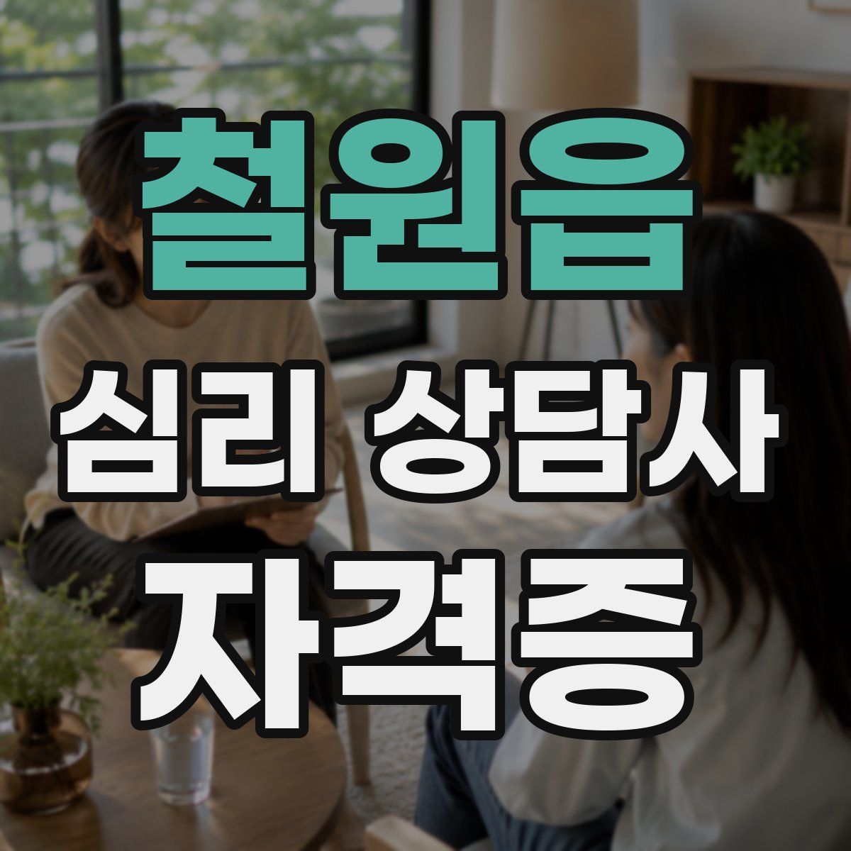 철원읍 심리 상담사 자격증