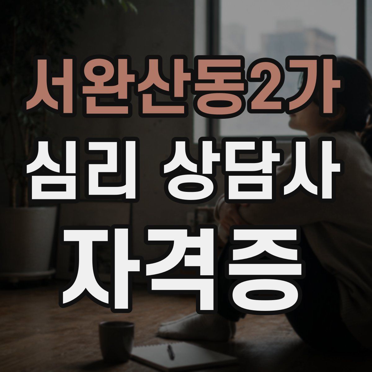서완산동2가 심리 상담사 자격증
