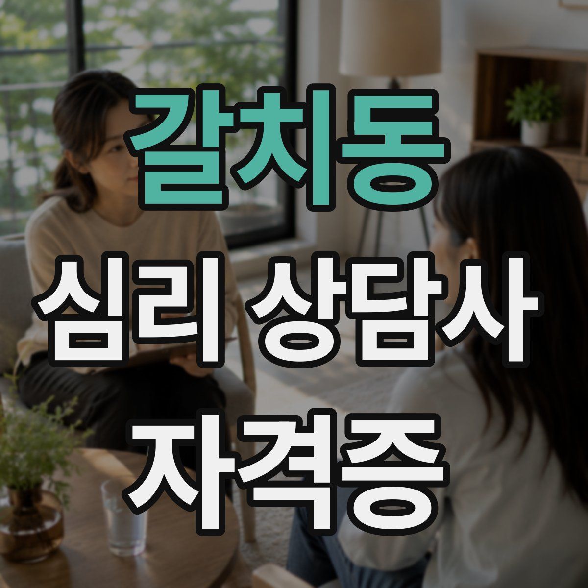 갈치동 심리 상담사 자격증
