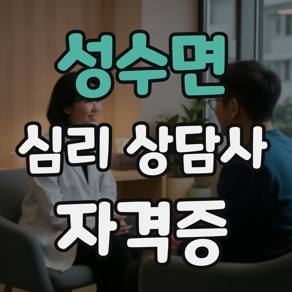 성수면 심리 상담사 자격증