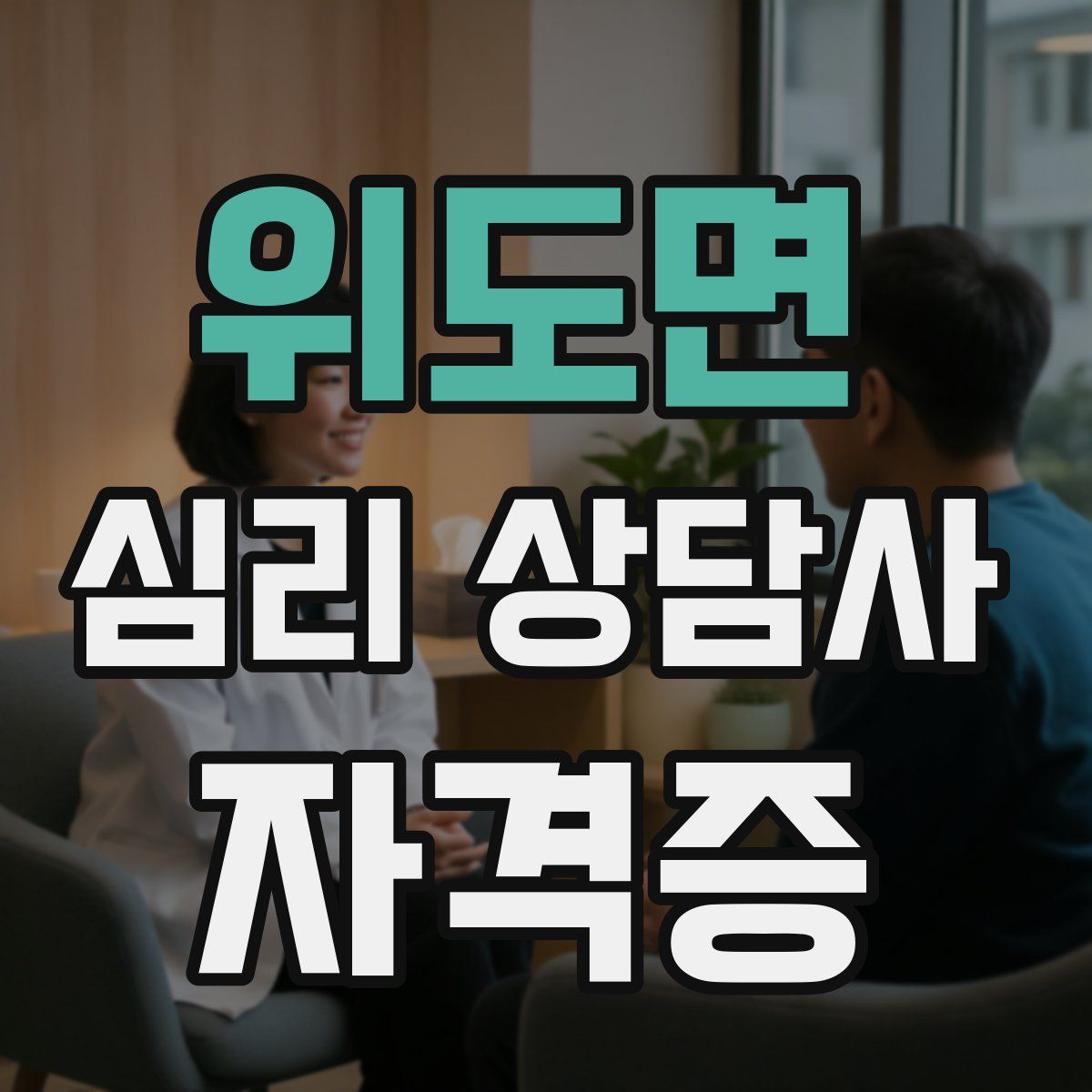 위도면 심리 상담사 자격증