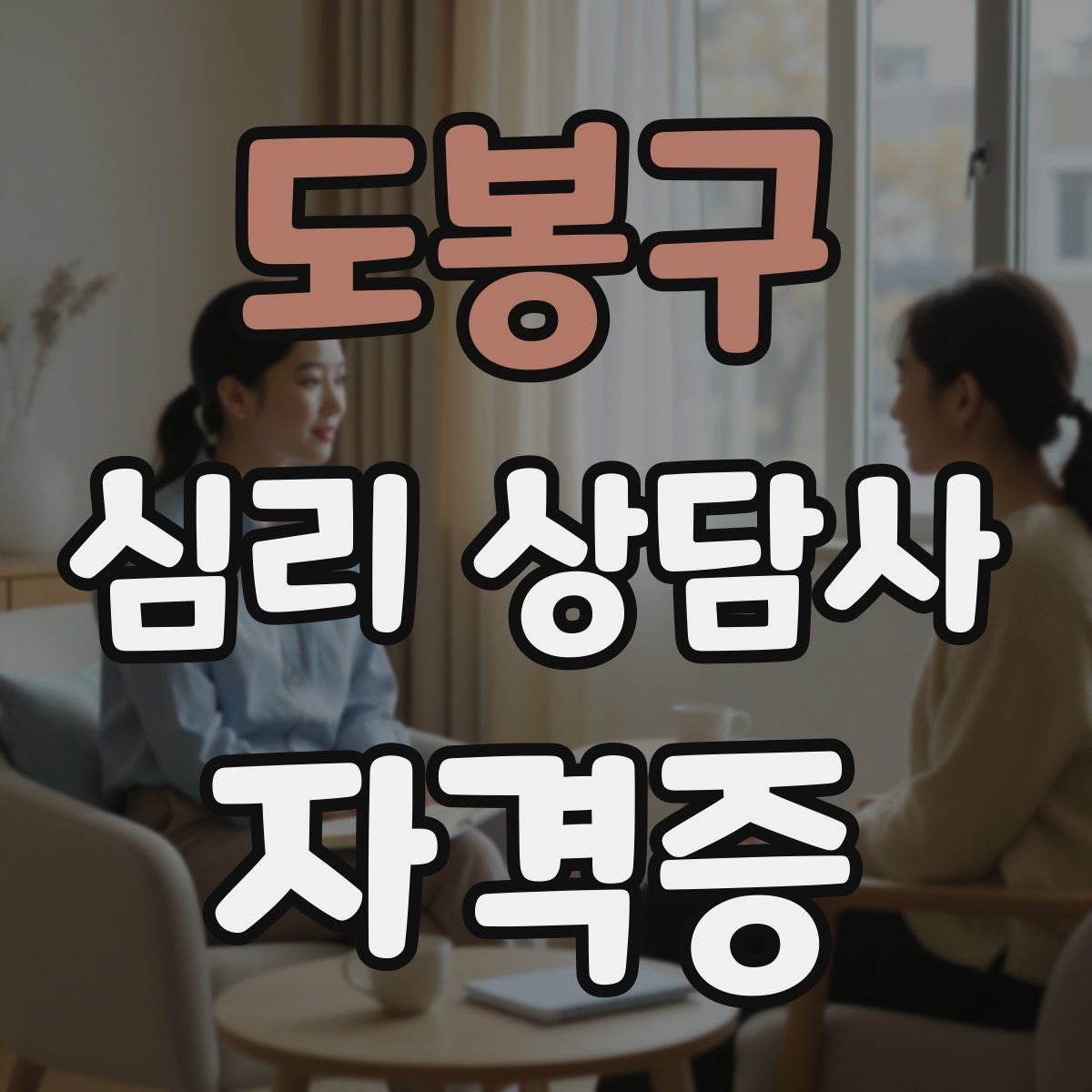 도봉구 심리 상담사 자격증