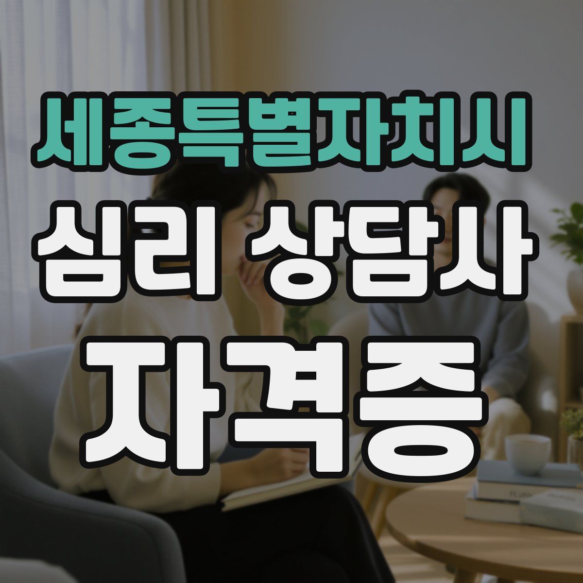 세종특별자치시 심리 상담사 자격증