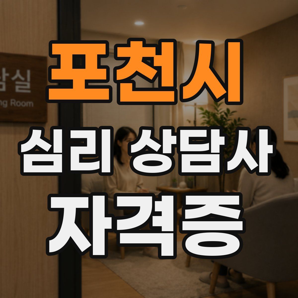 포천시 심리 상담사 자격증
