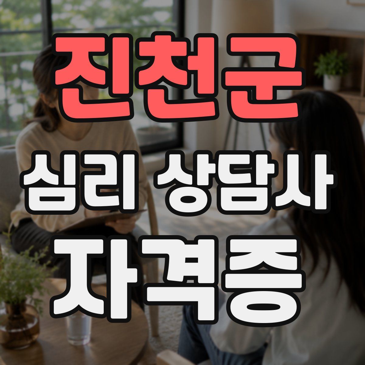 진천군 심리 상담사 자격증