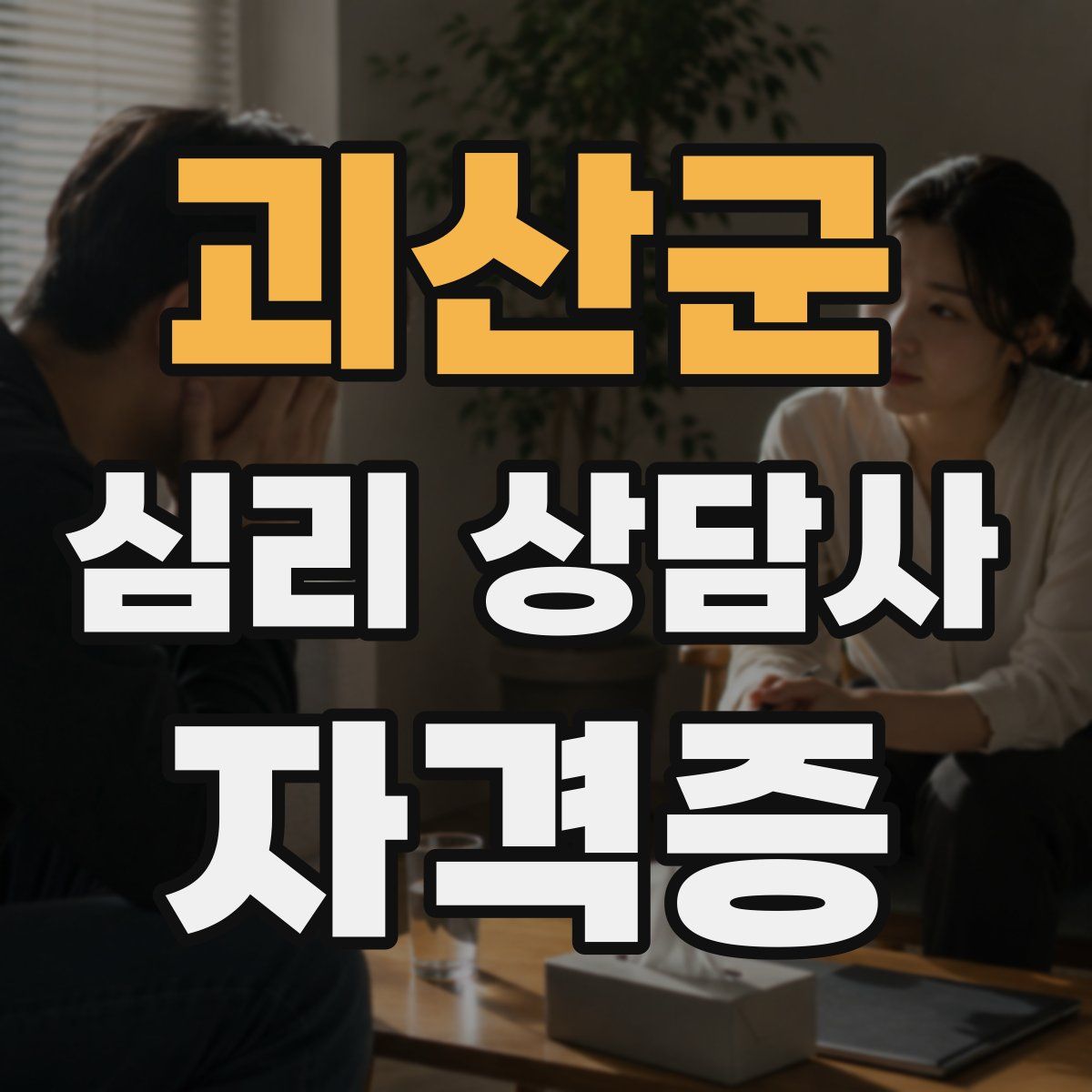 괴산군 심리 상담사 자격증