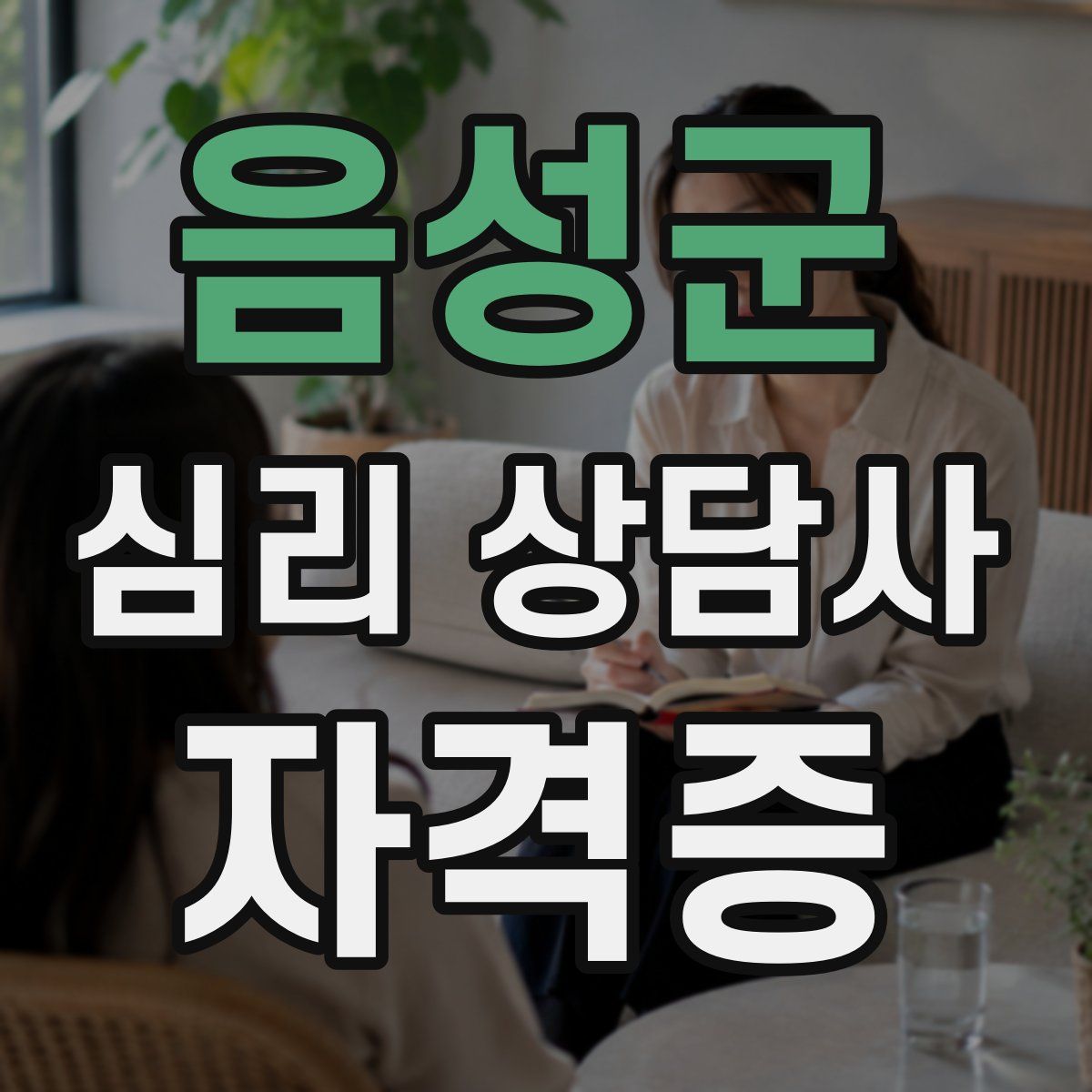 음성군 심리 상담사 자격증