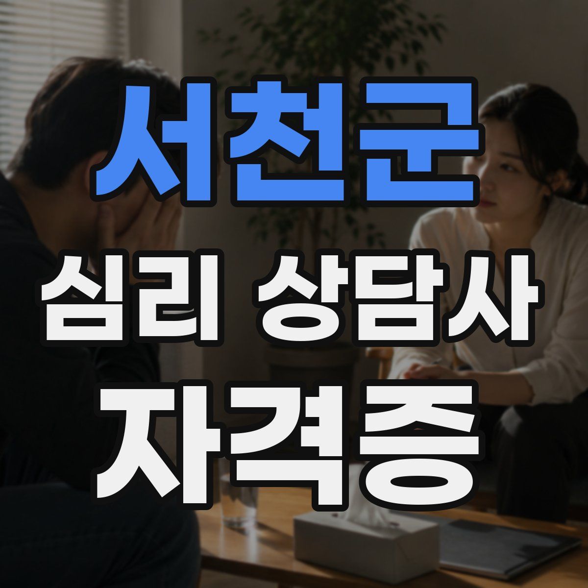 서천군 심리 상담사 자격증