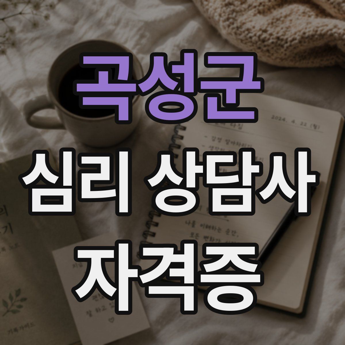 곡성군 심리 상담사 자격증