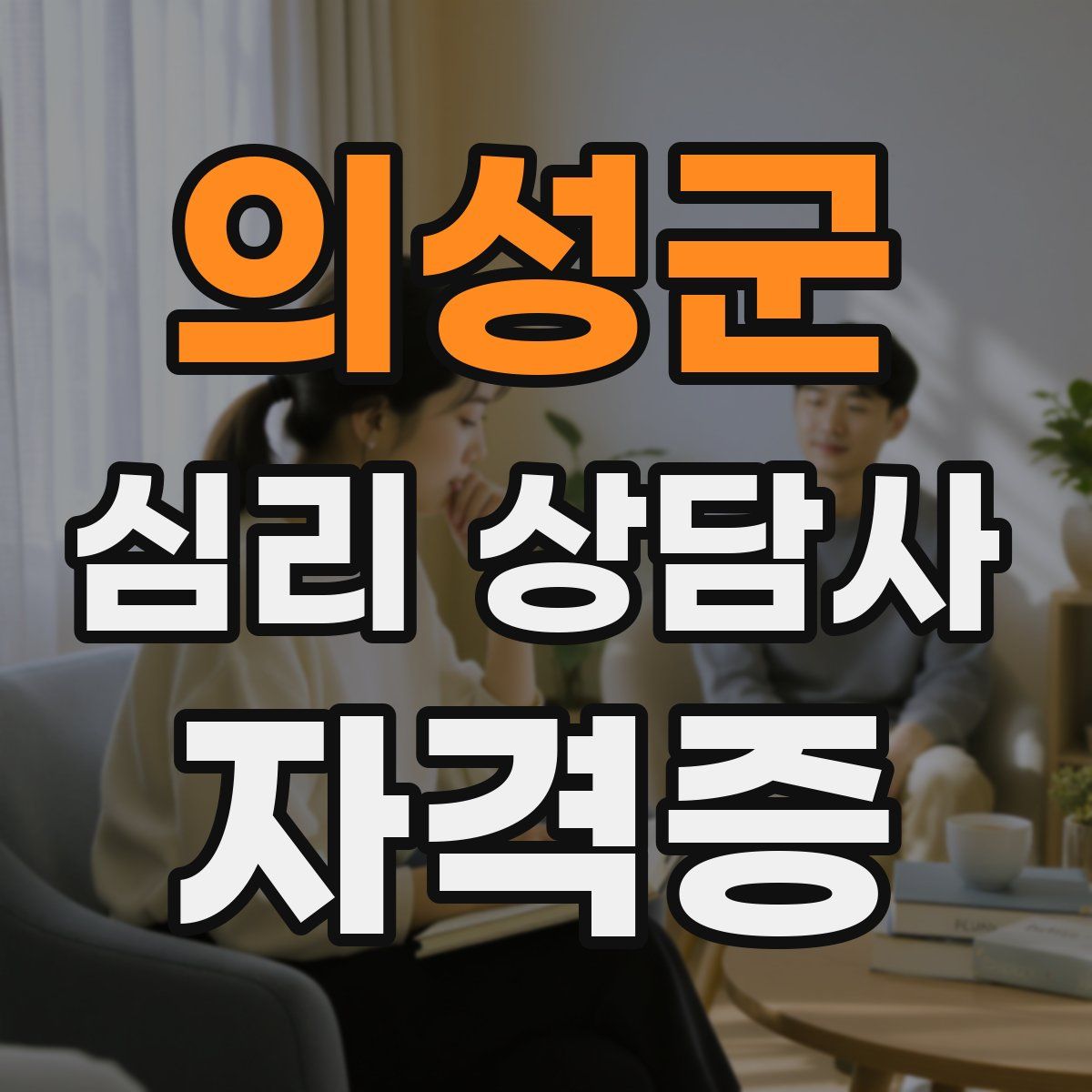 의성군 심리 상담사 자격증
