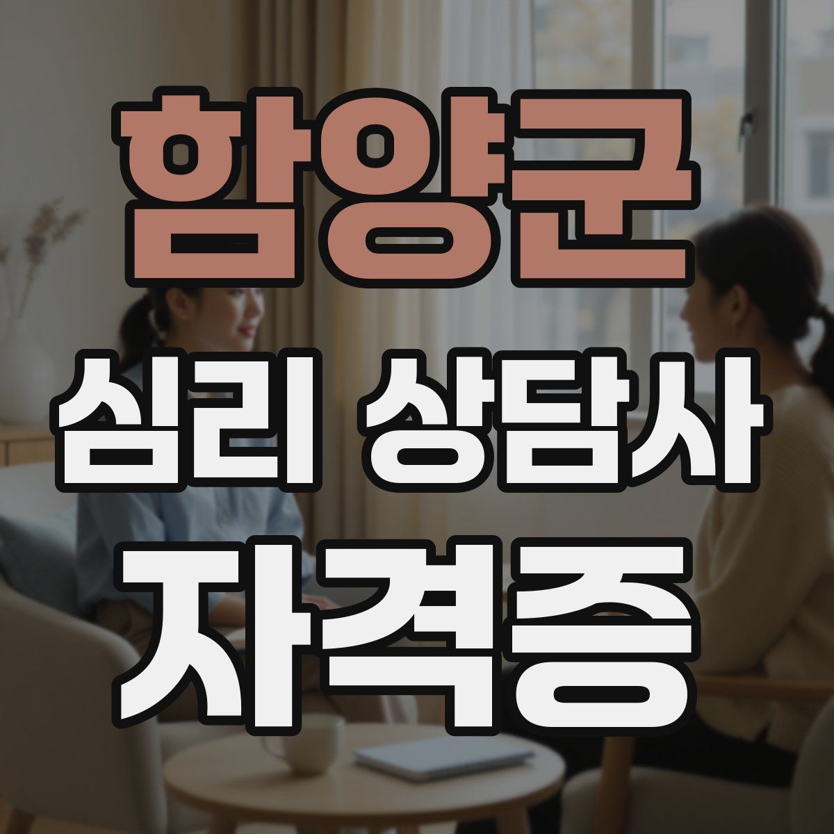 함양군 심리 상담사 자격증