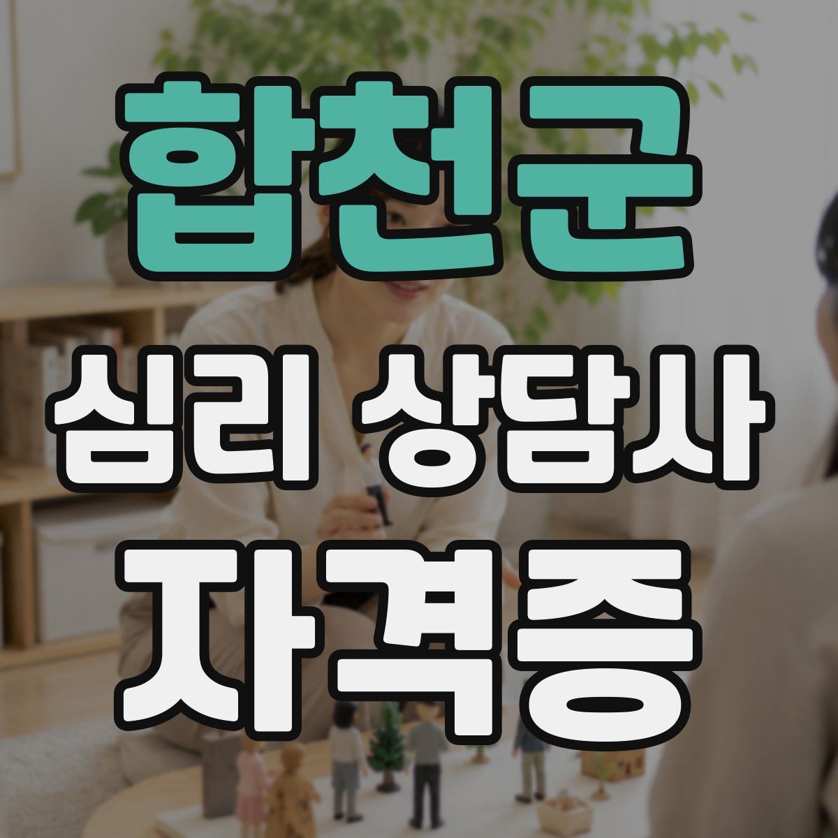 합천군 심리 상담사 자격증