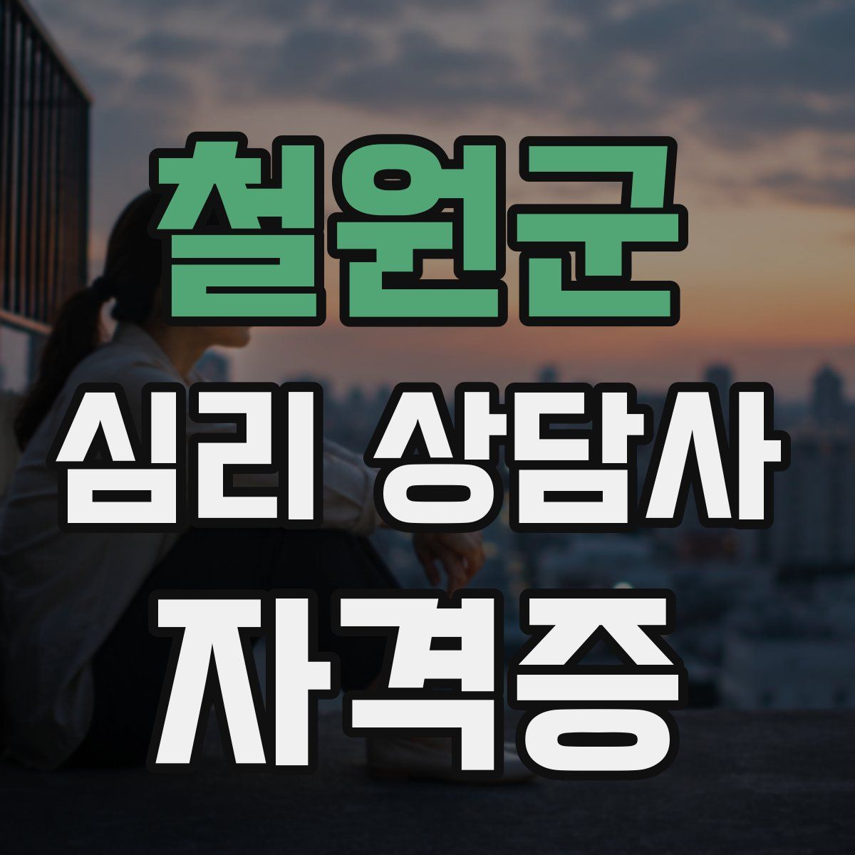 철원군 심리 상담사 자격증