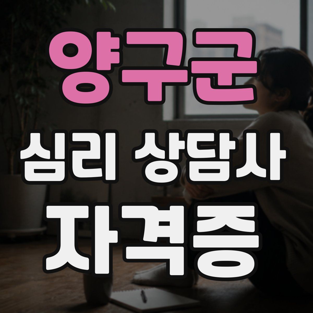 양구군 심리 상담사 자격증