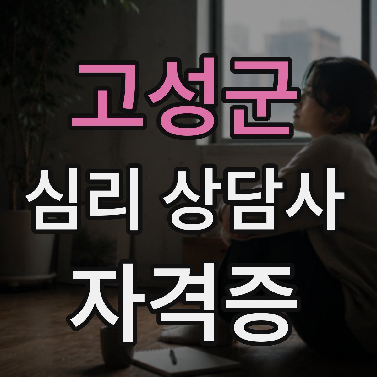 고성군 심리 상담사 자격증