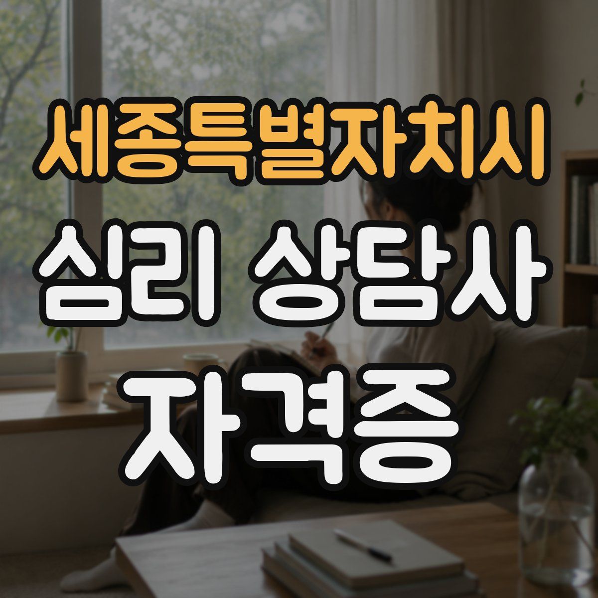 세종특별자치시 심리 상담사 자격증