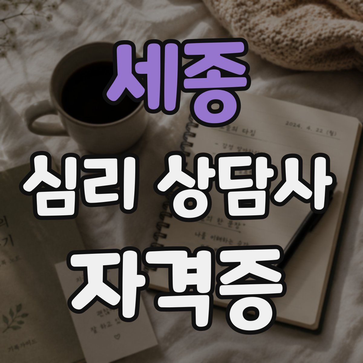 세종 심리 상담사 자격증