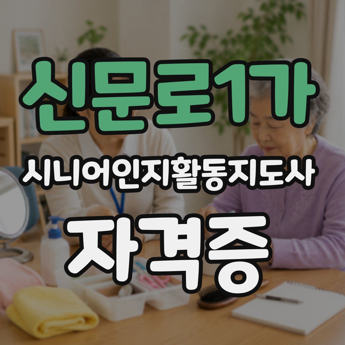 신문로1가 시니어인지활동지도사 자격증