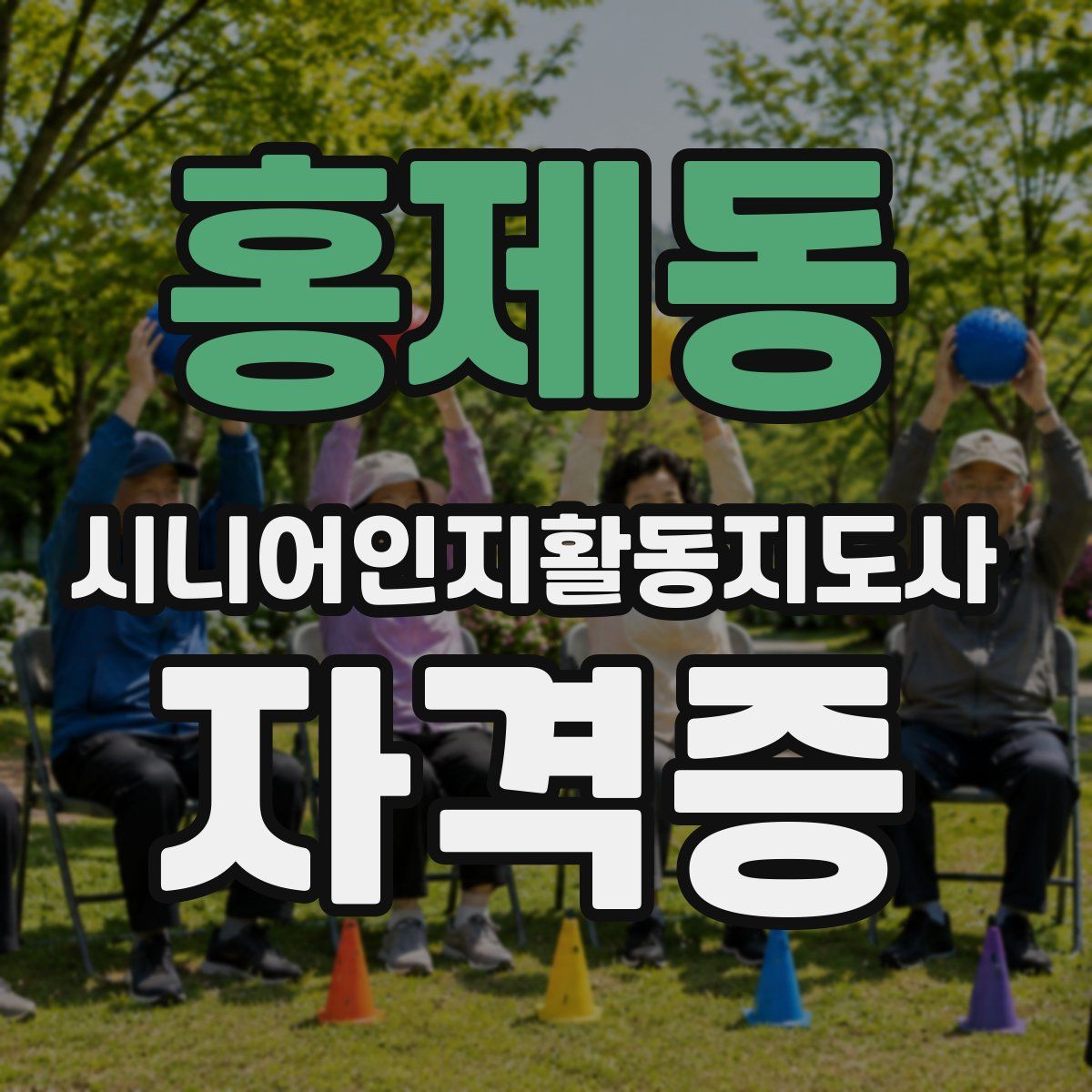 홍제동 시니어인지활동지도사 자격증