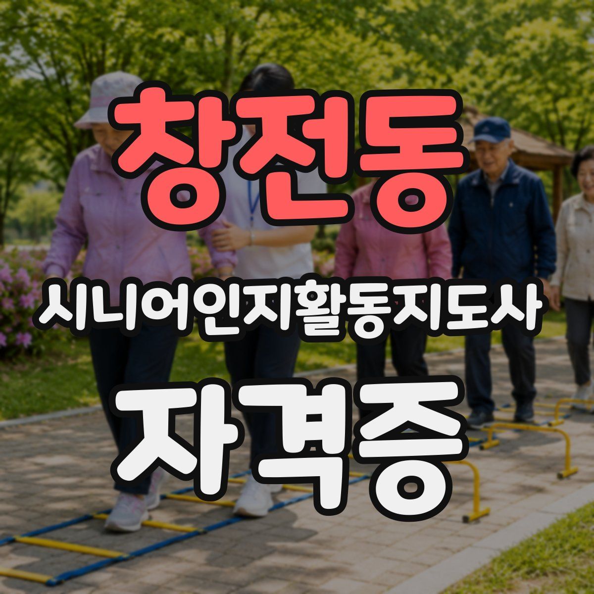 창전동 시니어인지활동지도사 자격증