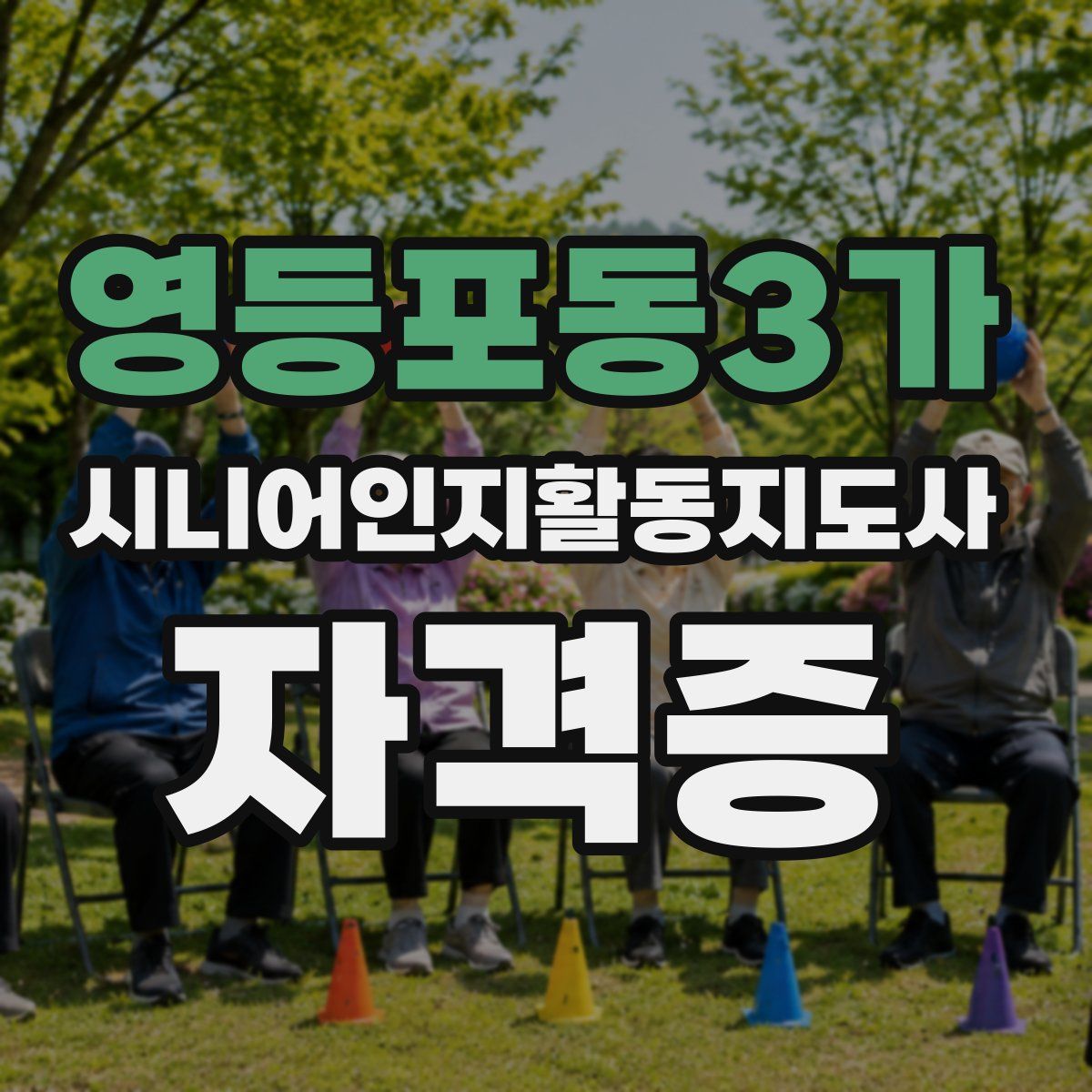영등포동3가 시니어인지활동지도사 자격증