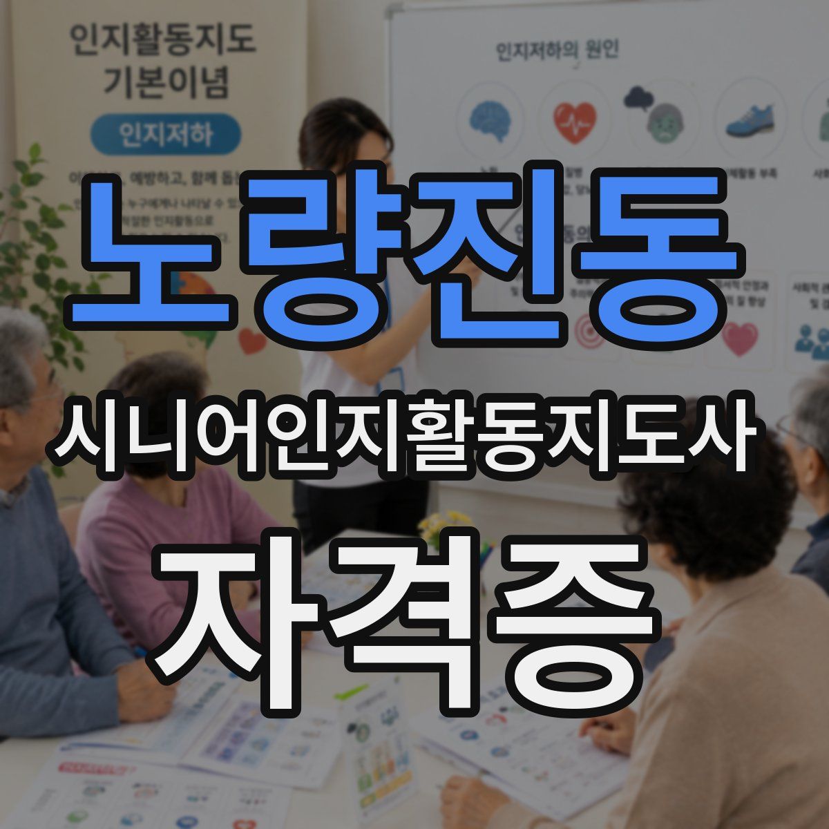 노량진동 시니어인지활동지도사 자격증