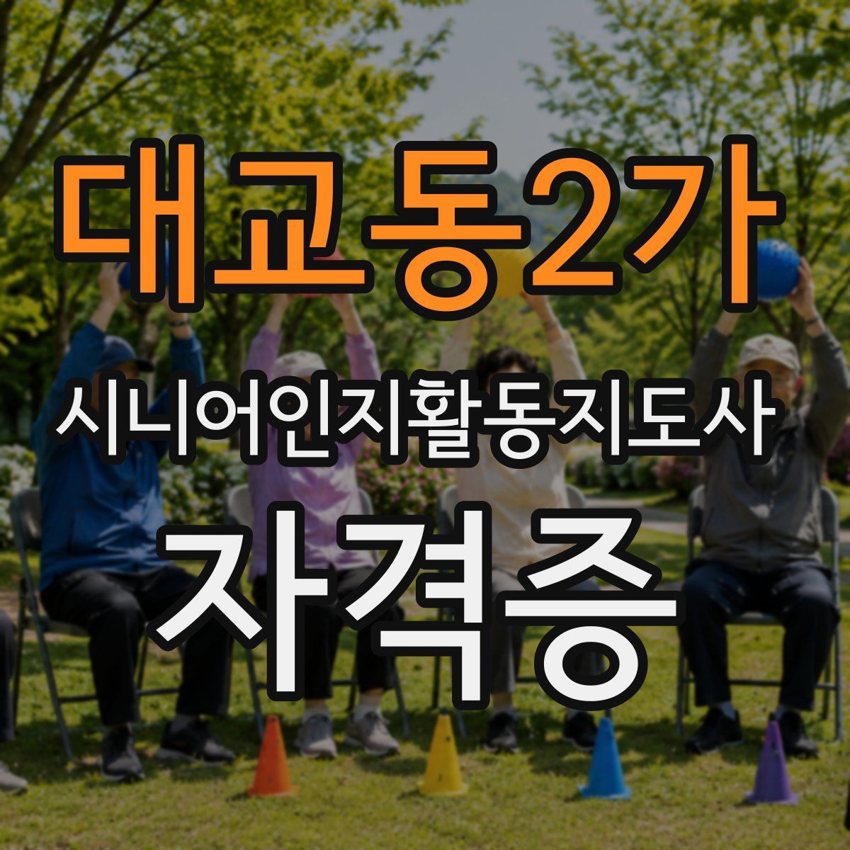 대교동2가 시니어인지활동지도사 자격증