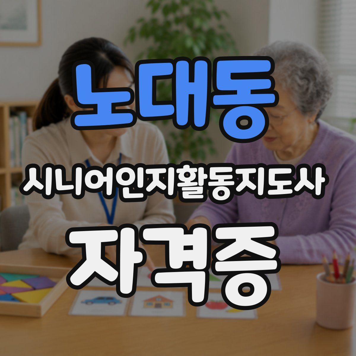 노대동 시니어인지활동지도사 자격증