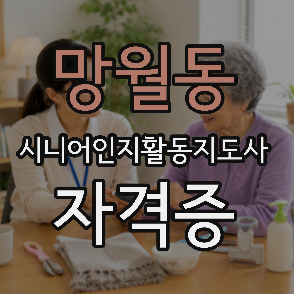 망월동 시니어인지활동지도사 자격증