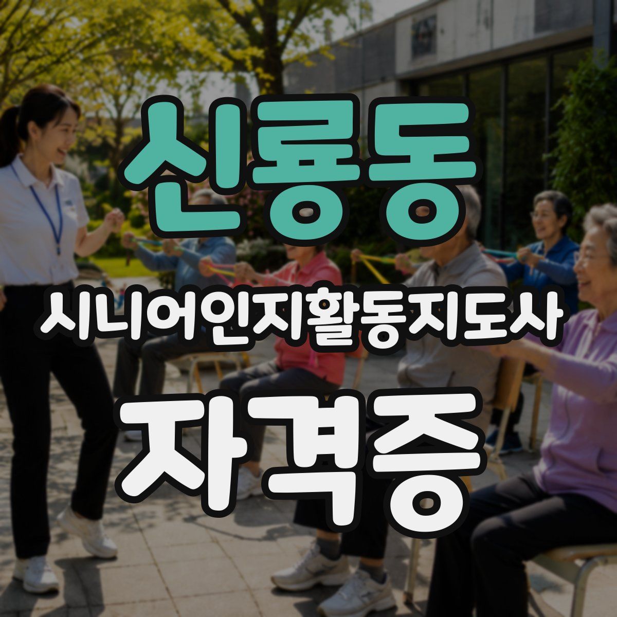 신룡동 시니어인지활동지도사 자격증