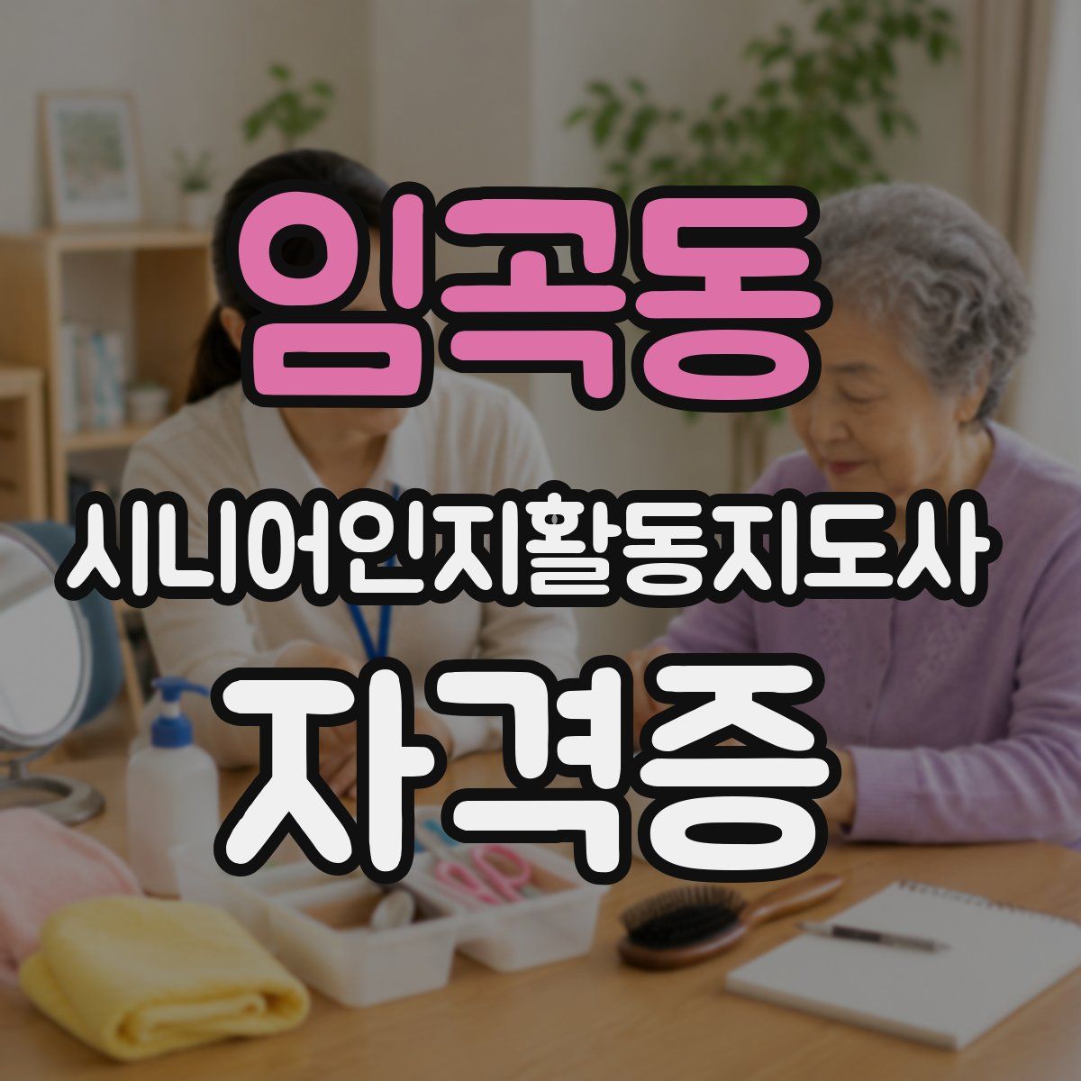 임곡동 시니어인지활동지도사 자격증