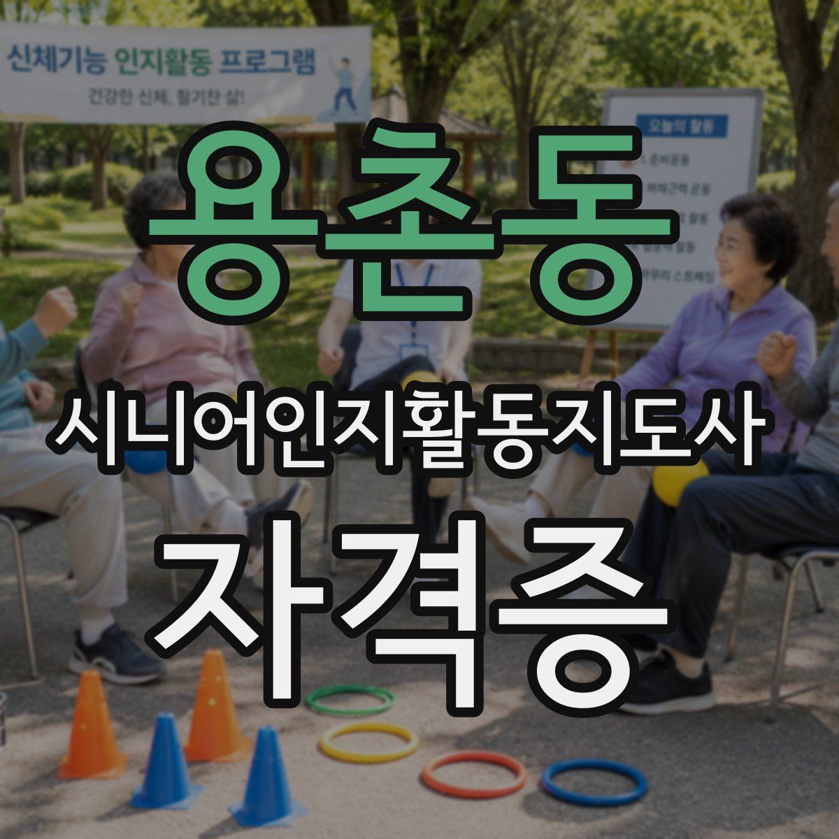 용촌동 시니어인지활동지도사 자격증