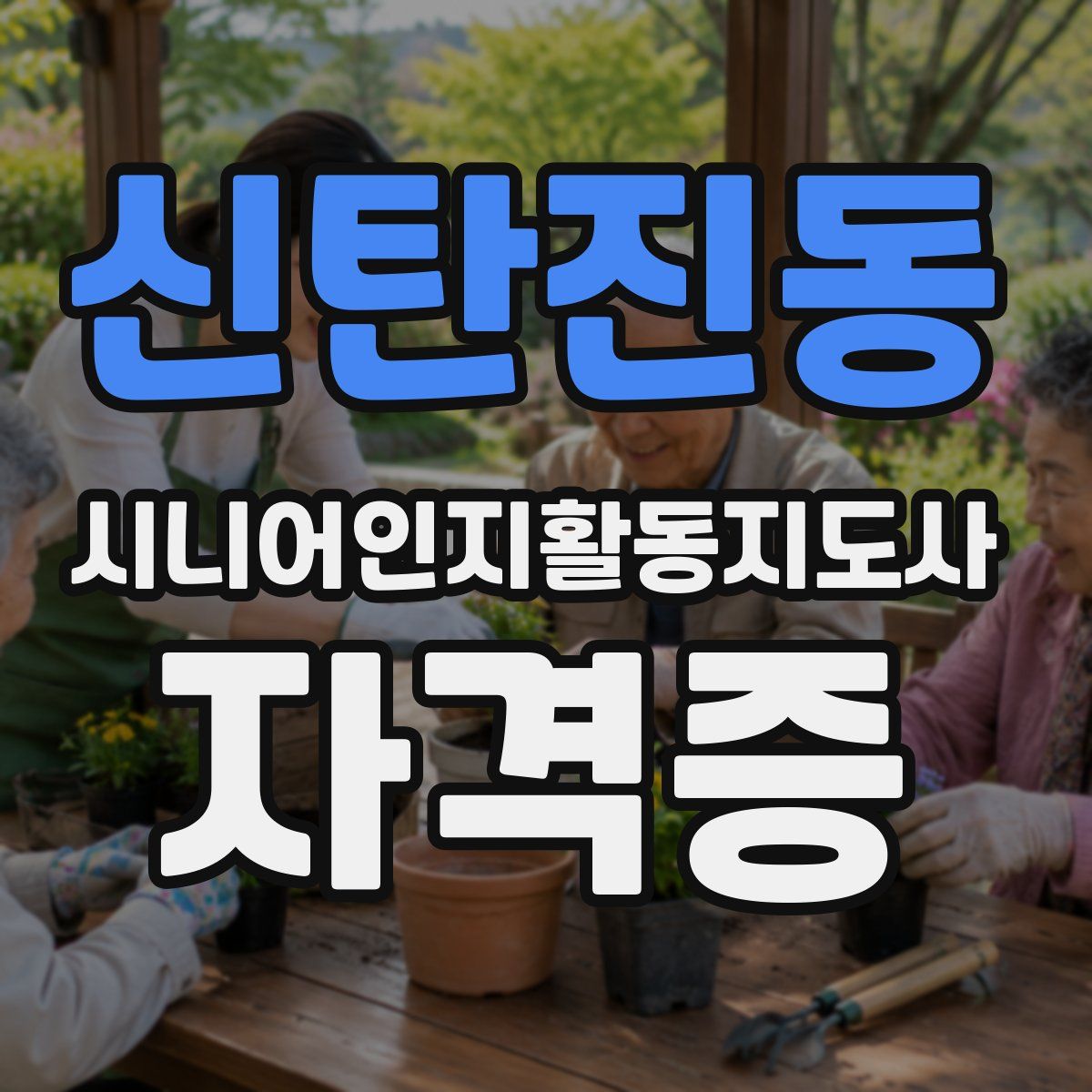 신탄진동 시니어인지활동지도사 자격증