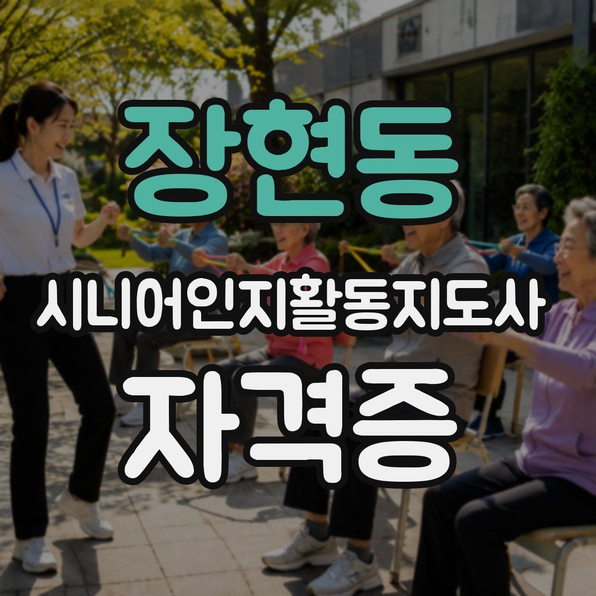 장현동 시니어인지활동지도사 자격증