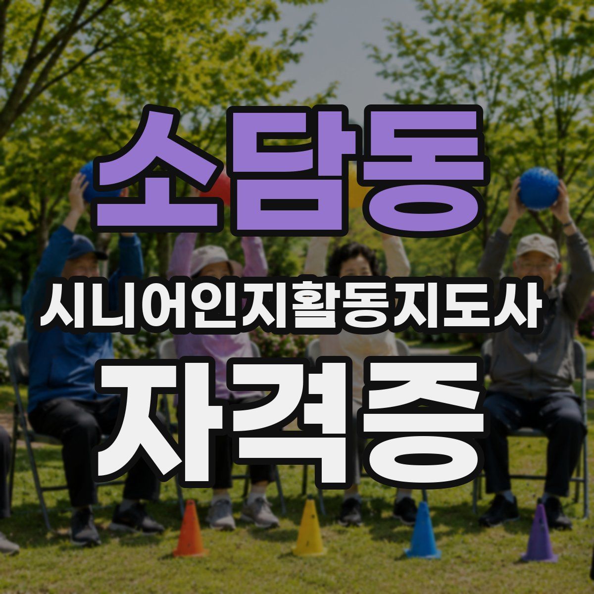 소담동 시니어인지활동지도사 자격증