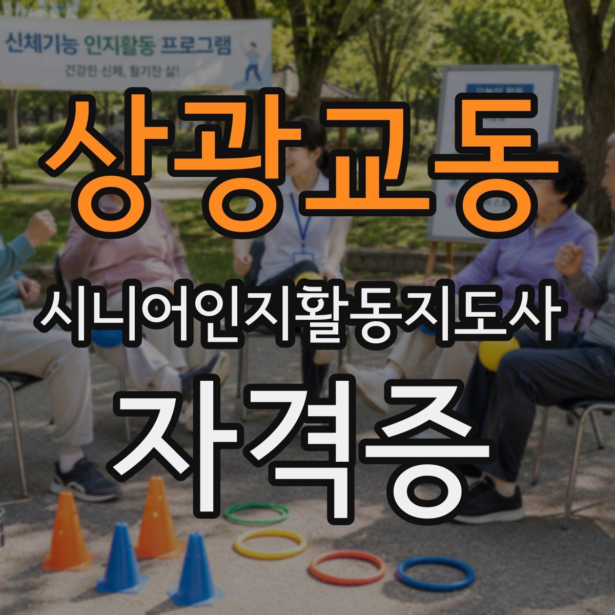 상광교동 시니어인지활동지도사 자격증