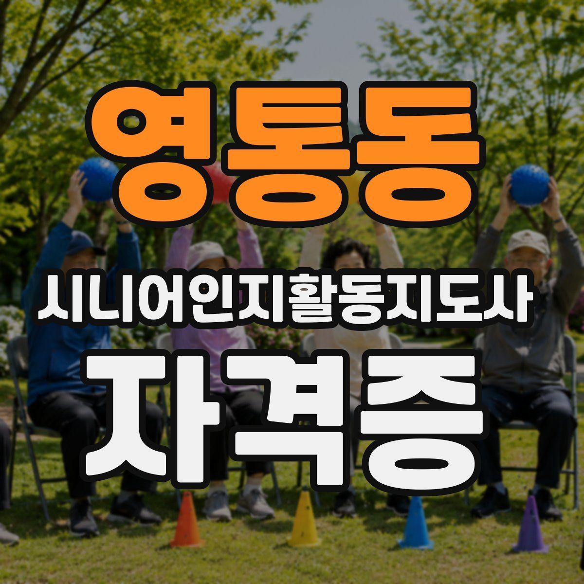 영통동 시니어인지활동지도사 자격증