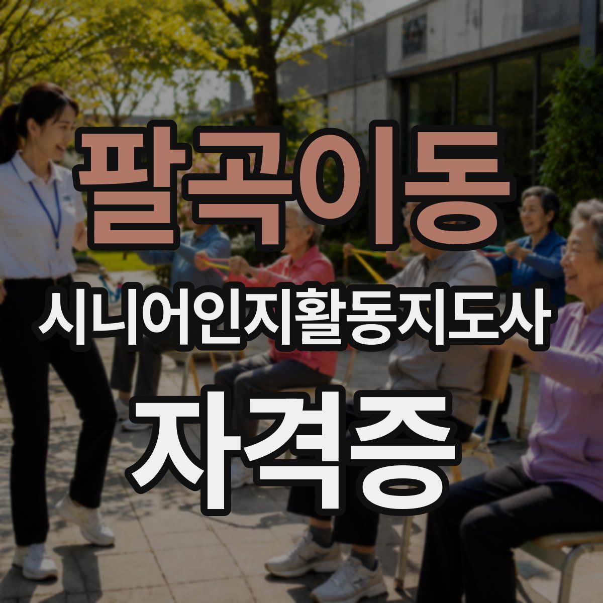 팔곡이동 시니어인지활동지도사 자격증