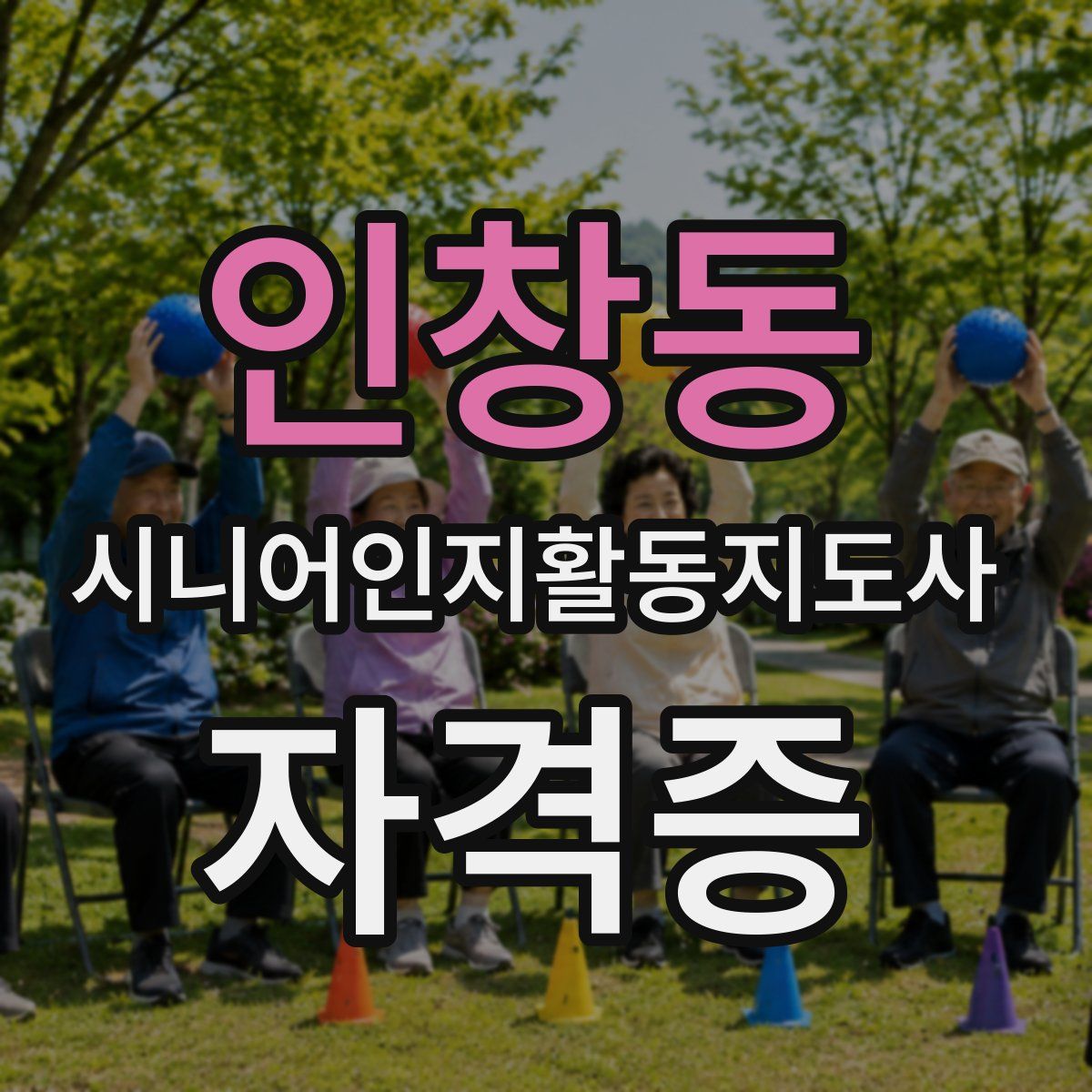 인창동 시니어인지활동지도사 자격증