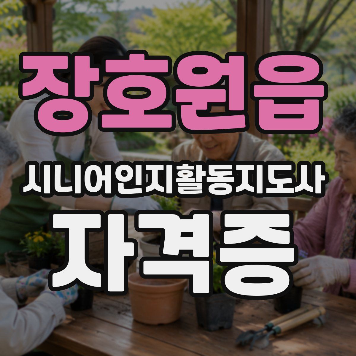 장호원읍 시니어인지활동지도사 자격증