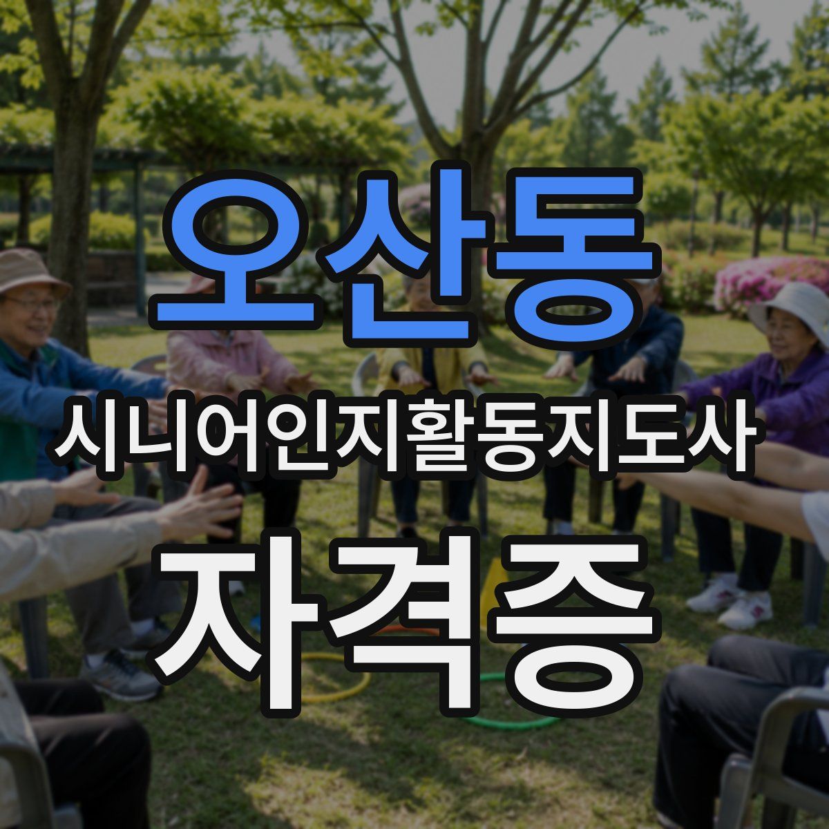 오산동 시니어인지활동지도사 자격증
