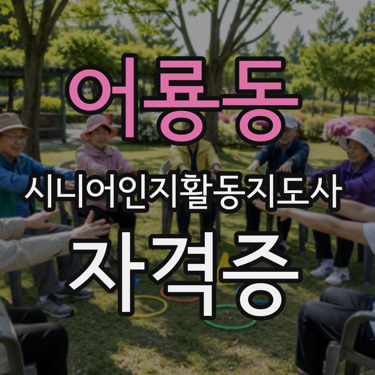 어룡동 시니어인지활동지도사 자격증